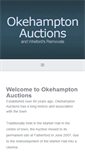 Mobile Screenshot of okehamptonauctions.co.uk