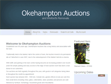 Tablet Screenshot of okehamptonauctions.co.uk